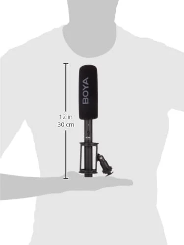میکروفون شات گان BOYA BY-BM6060، مشکی میکروفون شات گان BOYA BY-BM6060، مشکی
