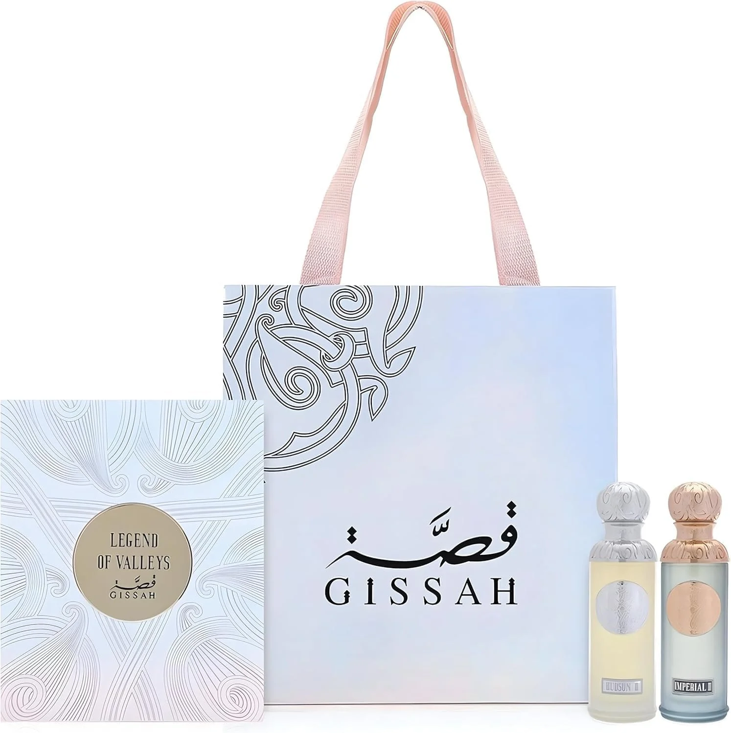 ست هدیه 2 عددی عطر قصه Legend Of Valley | Imperial Valley 90 ML + Hudson II 90 ML | عطر زنانه و مردانه