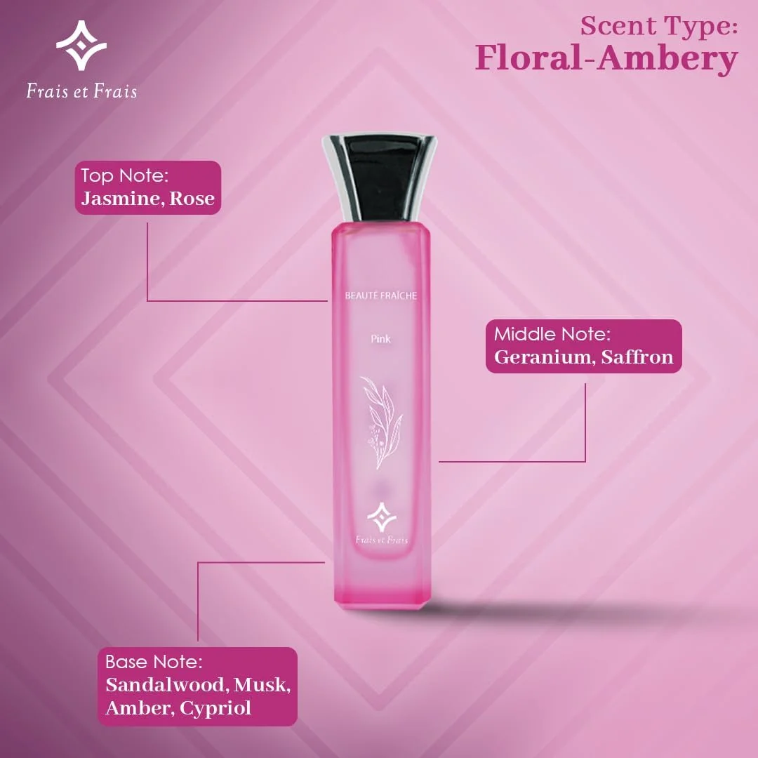 عطر ادو پرفیوم زنانه و مردانه فرش ات فرش بیوتی فرش پینک 50 میلی لیتر - رایحه ای با گل یاس، زعفران و مشک