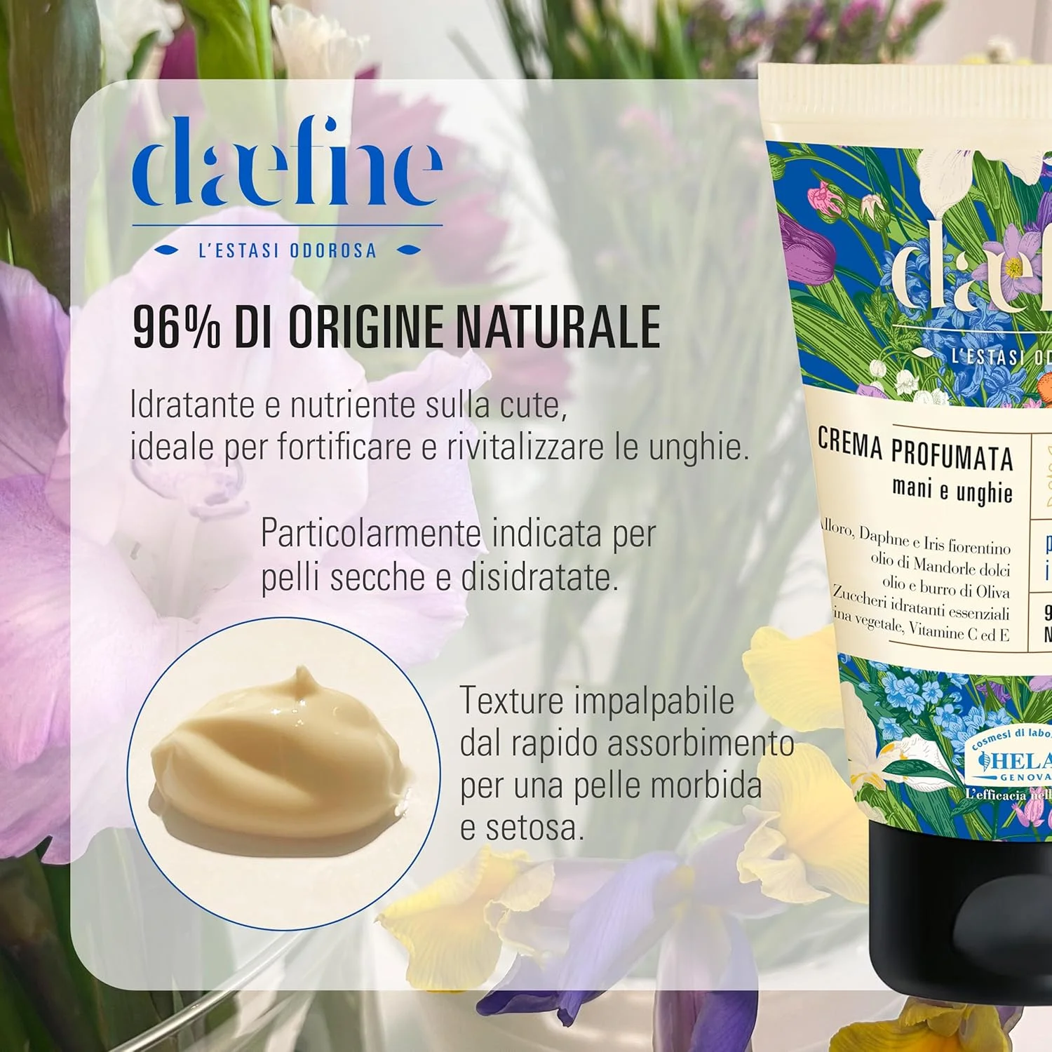 عطر زنانه گلی، پودری و چوبی با رایحه زعفران، وانیل، رز و اسطوخودوس، ادو پرفیوم ایده آل برای هدیه به خانم ها، عطرهای گلی زنانه 10 میلی لیتر، هدیه کریسمس ساخت ایتالیا