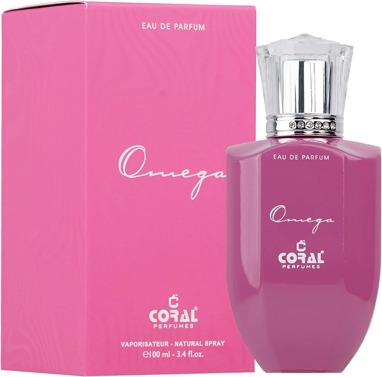ادکلن زنانه مرجانی امگا - 100 میلی لیتر | ادو پرفیوم | رایحه میوه ای، گلی و گورمند با وانیل، مشک و عنبر | عطر شیک برای استفاده روزمره و شب ادکلن زنانه مرجانی امگا - 100 میلی لیتر | ادو پرفیوم | رایحه میوه ای، گلی و گورمند با وانیل، مشک و عنبر | عطر شیک برای استفاده روزمره و شب