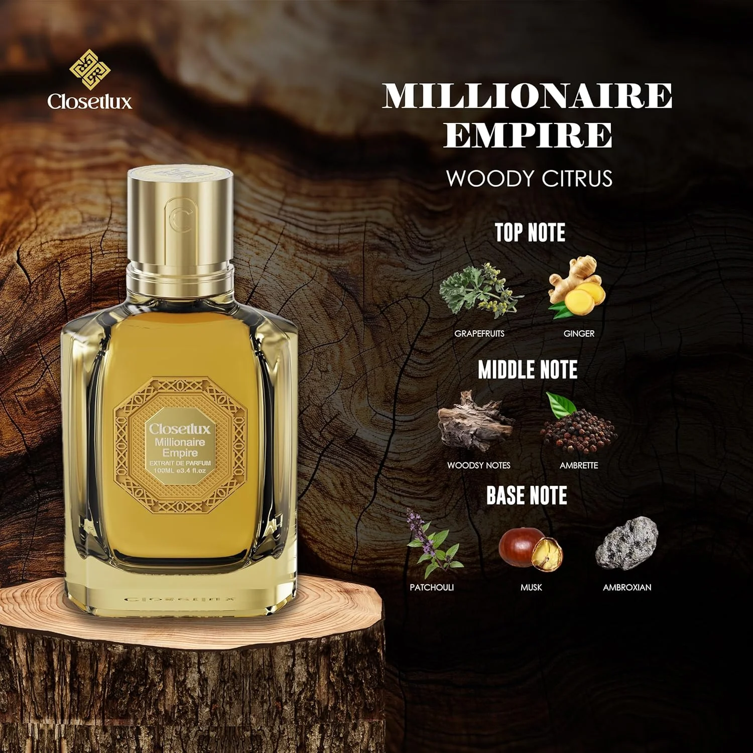 عطر کلوزت لاکس میلیونر امپایر - اکستریت د پرفیوم