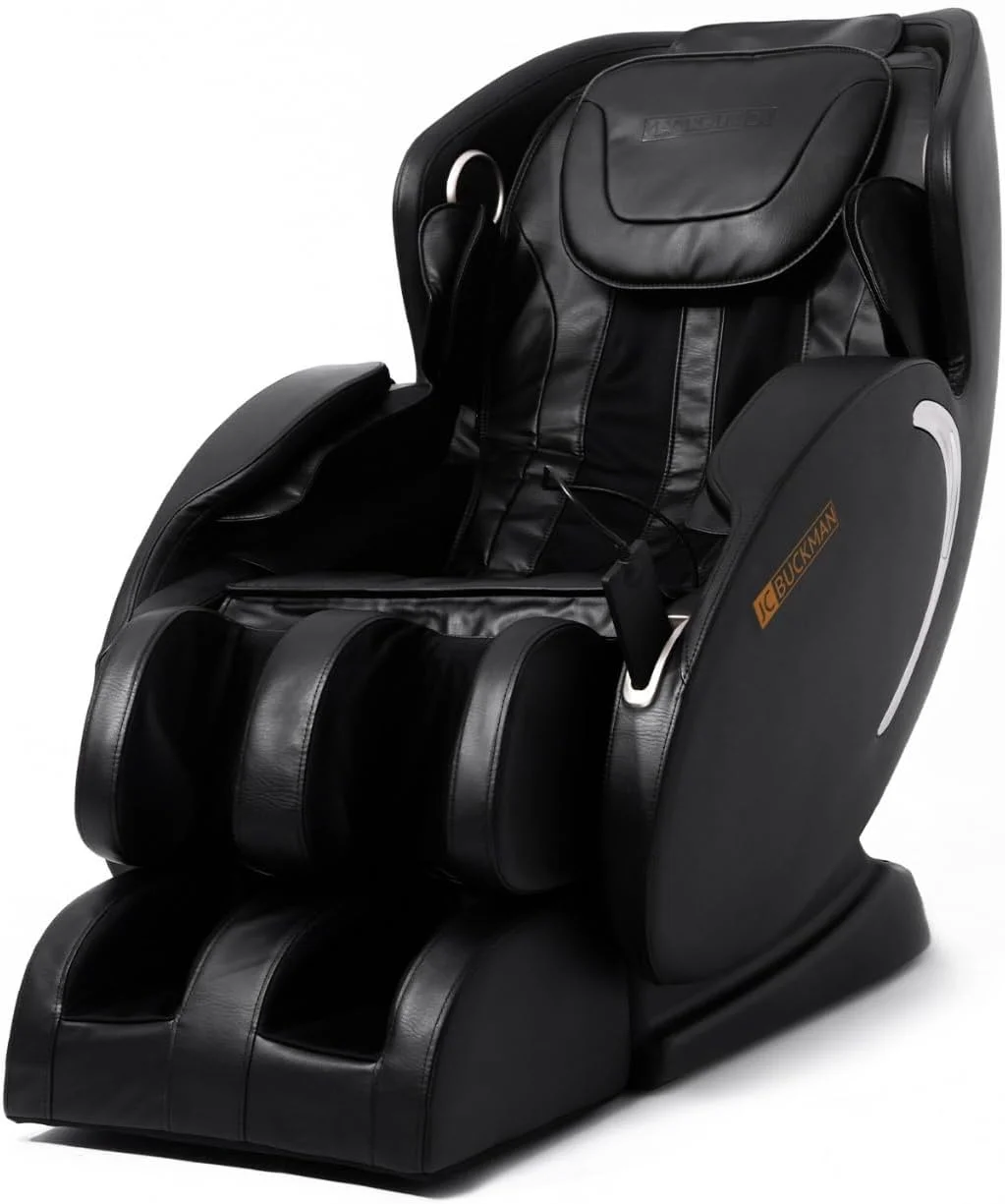 صندلی ماساژ سه بعدی تمام بدن JC Buckman ReviveUs با 12 برنامه خودکار، مشکی صندلی ماساژ سه بعدی تمام بدن JC Buckman ReviveUs با 12 برنامه خودکار، مشکی