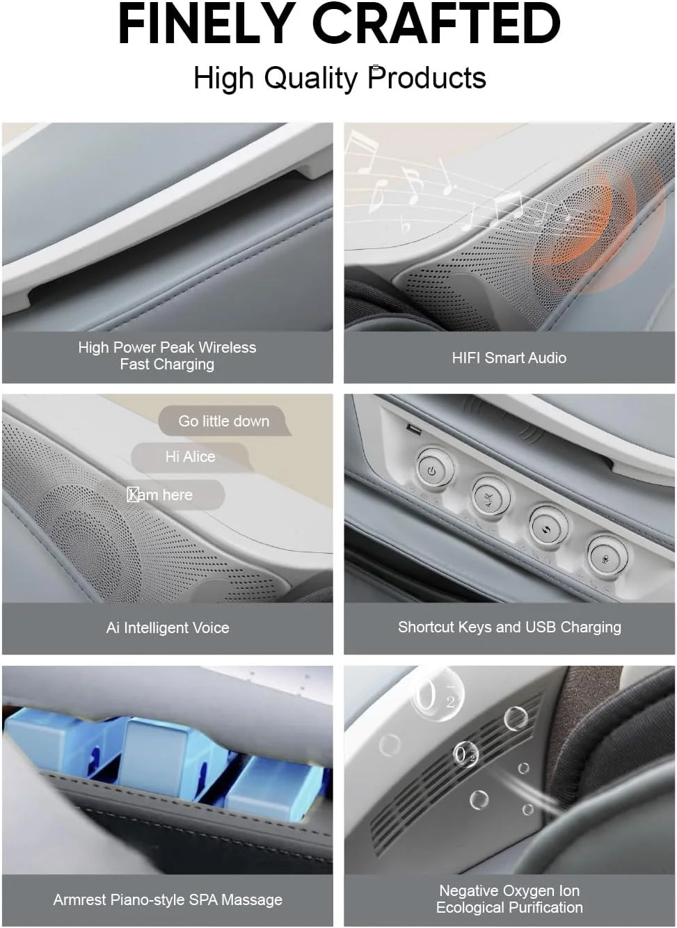 صندلی ماساژور فول بادی پریمیوم JC BUCKMAN GloryUs با تکنولوژی 4D و 3D، دارای دو مکانیزم، حالت Zero Gravity با قابلیت کشش یوگا و راحت‌ترین صندلی ماساژور