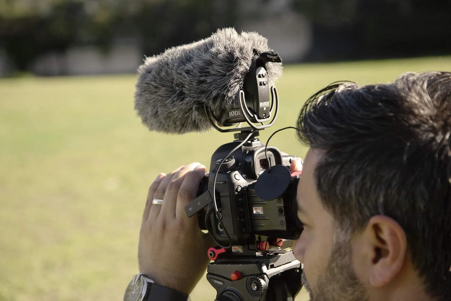 میکروفون شاتگان جهت دار RØDE VideoMic Pro Compact به همراه بادگیر خز مصنوعی Deadcat مدل RODEVMP-RDC میکروفون شاتگان جهت دار RØDE VideoMic Pro Compact به همراه بادگیر خز مصنوعی Deadcat مدل RODEVMP-RDC