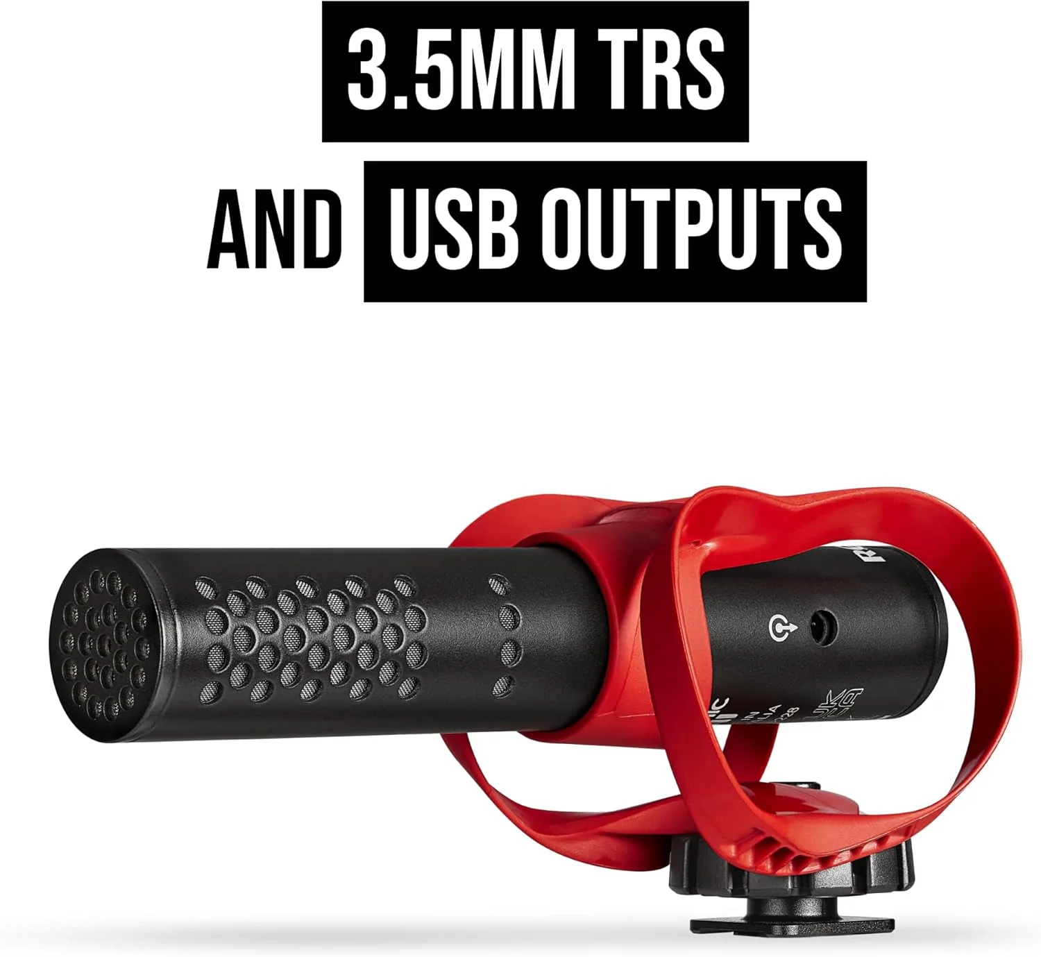 میکروفون شاتگان فوق‌العاده فشرده RØDE VideoMic GO II با خروجی‌های 3.5 میلی‌متری و USB برای فیلم‌سازی، تولید محتوا، پادکست و تماس‌های ویدیویی