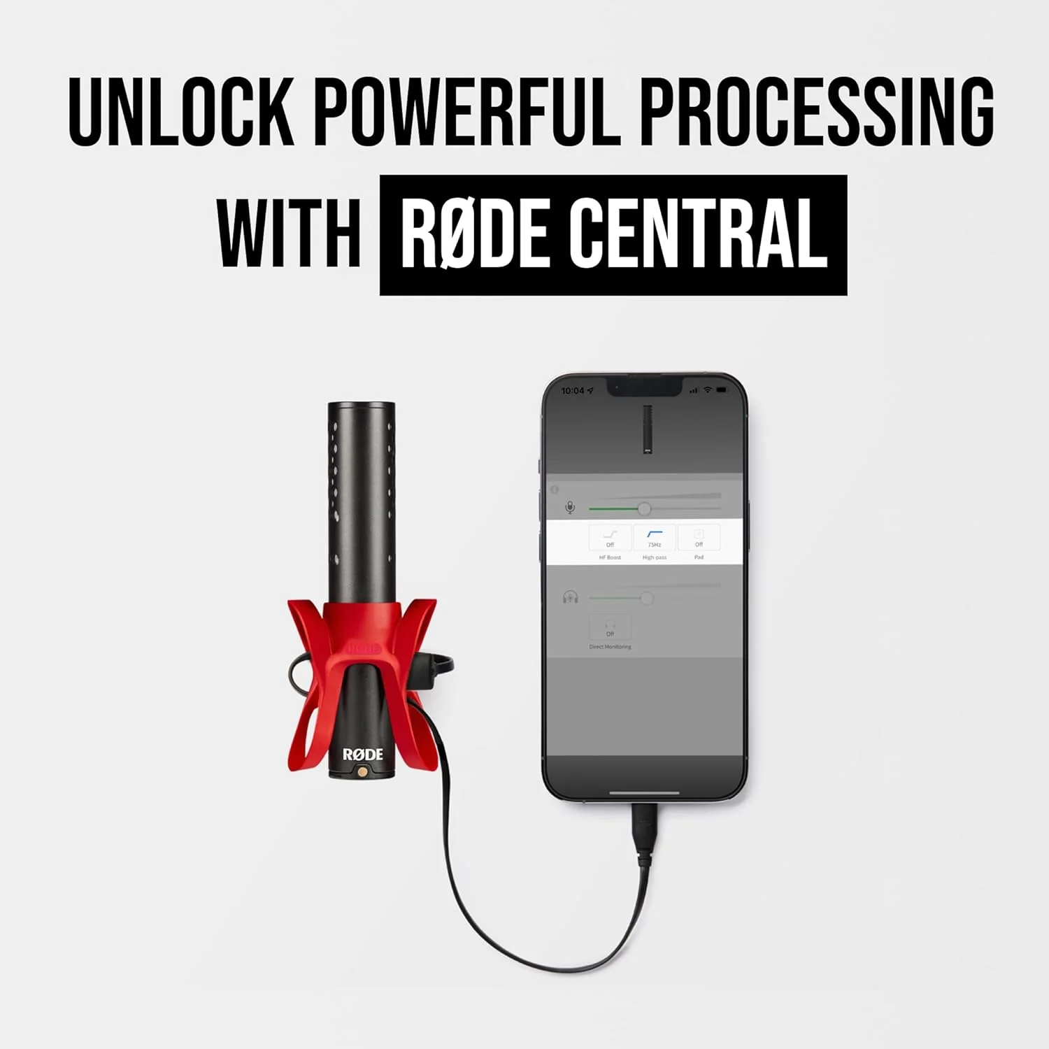میکروفون شاتگان فوق‌العاده فشرده RØDE VideoMic GO II با خروجی‌های 3.5 میلی‌متری و USB برای فیلم‌سازی، تولید محتوا، پادکست و تماس‌های ویدیویی