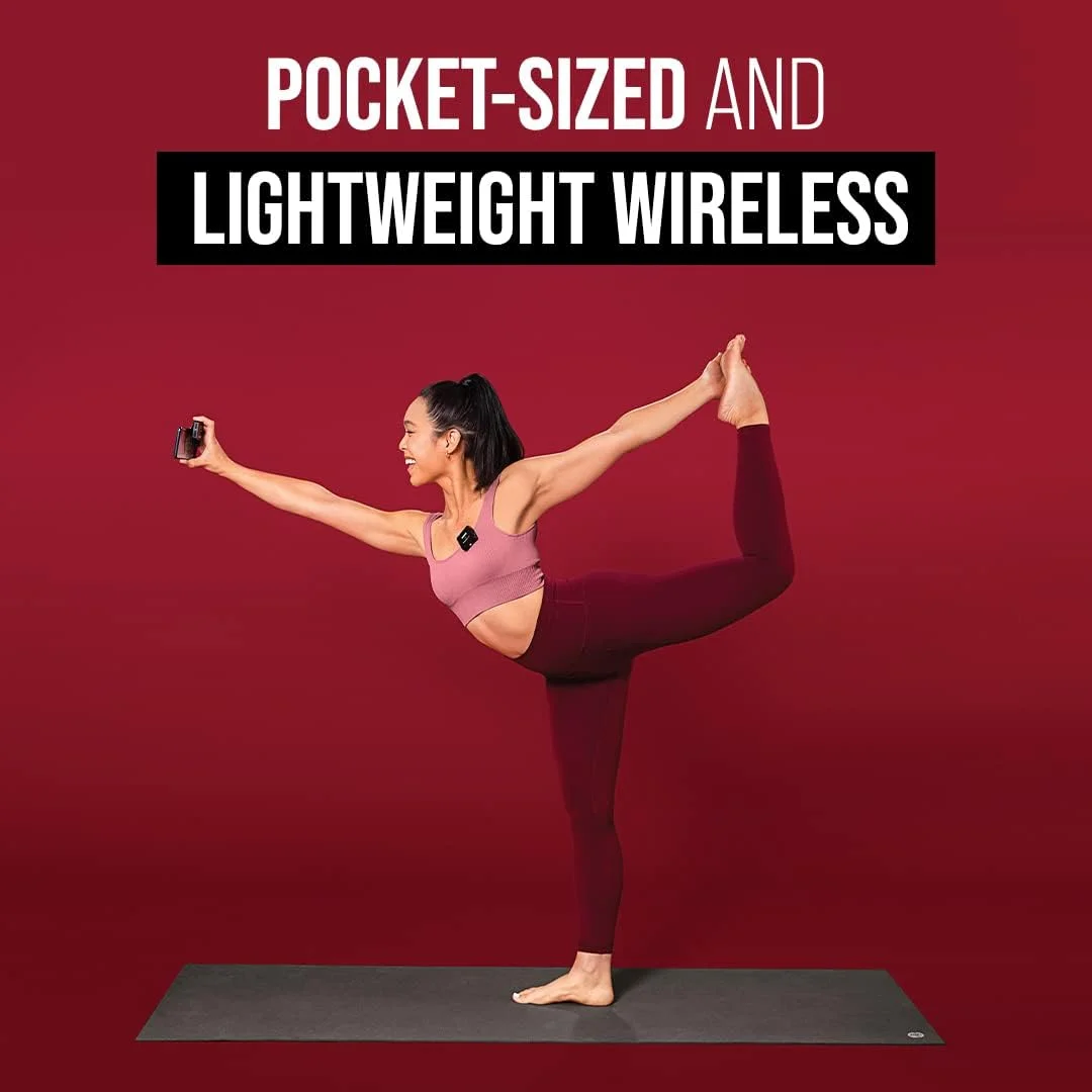 سیستم میکروفون بی‌سیم دو کاناله فوق‌العاده فشرده RØDE Wireless GO II با میکروفون‌های داخلی، ضبط داخلی و برد 200 متری برای فیلم‌سازی، مصاحبه‌ها و تولید محتوا