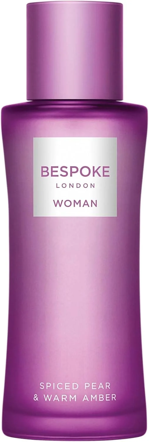 عطر زنانه بِسپوک لندن با رایحه گلابی ادویه دار و عنبر گرم، ادو پرفیوم اسپری زنانه، 100 میلی لیتر