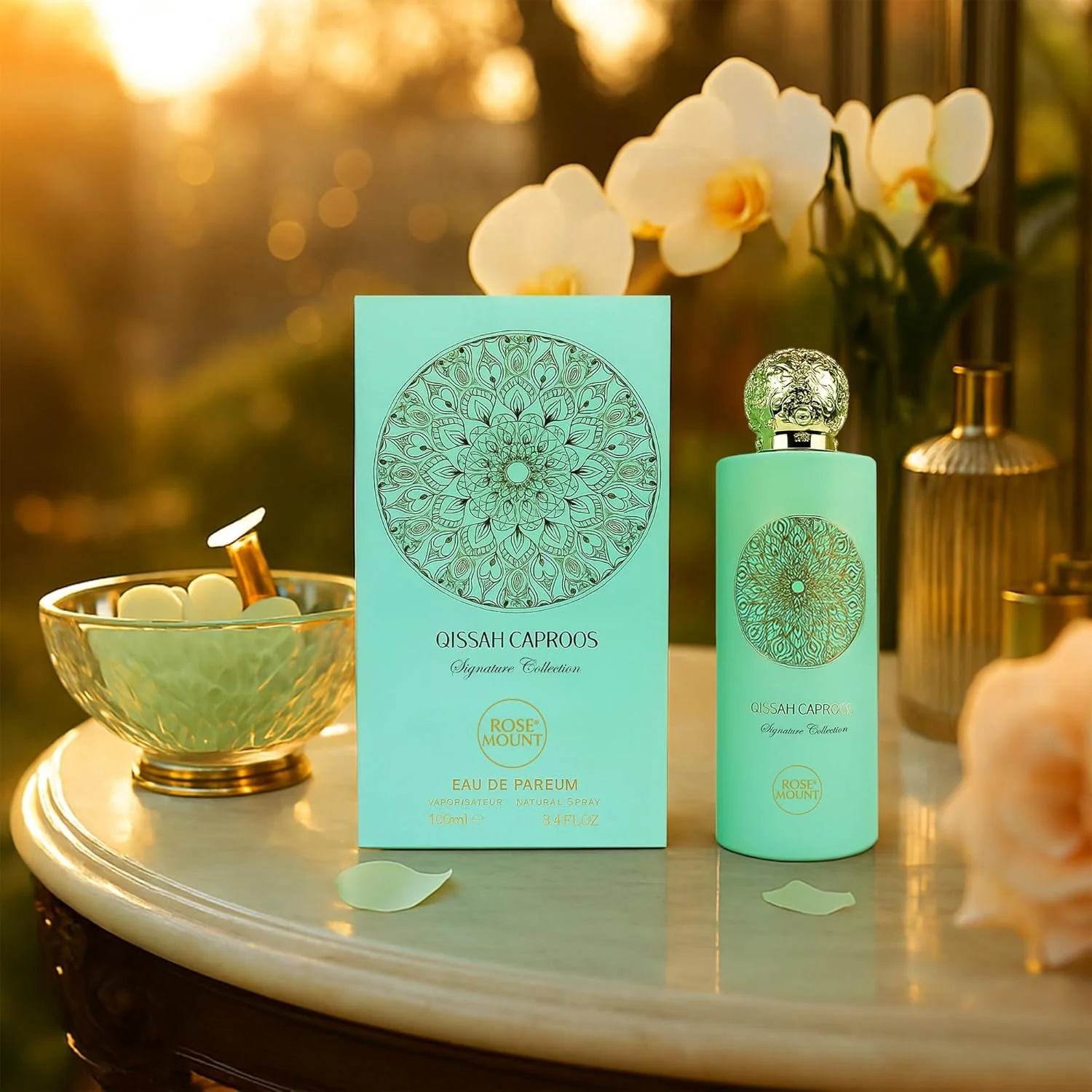 عطر унисекс B BRAG ROSEMOUNT Signature Collection Qissah Caproos | Eau De parfum 100ml | عطرهای لوکس برای مردان و زنان | رایحه ای جسورانه و ظریف