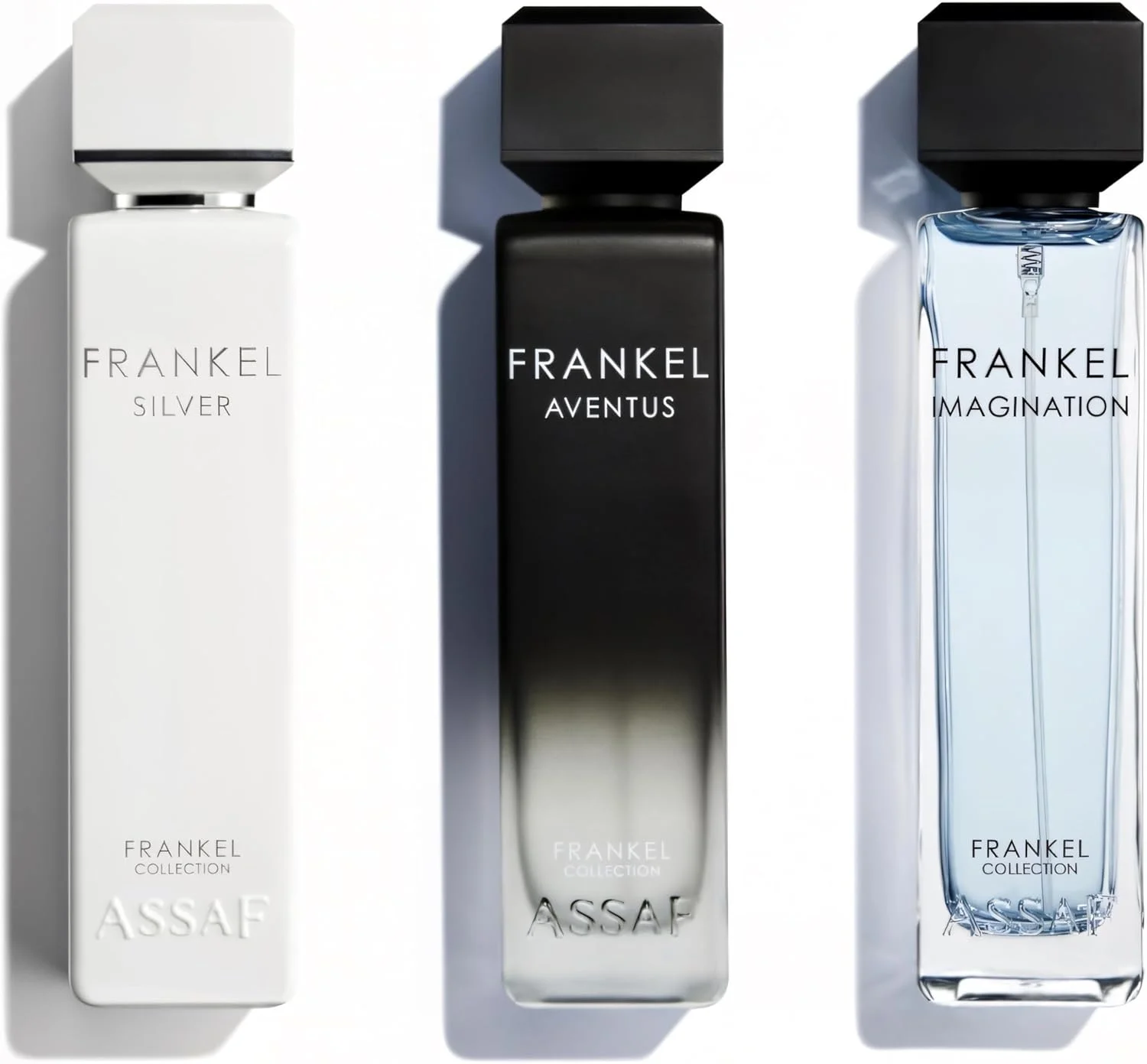 ست عطر آصف FRANK 3 عطر - 600 میلی لیتر | FRANKEL AVENTUS 200 میلی لیتر + IMAGINATION 200 میلی لیتر + FRANKEL SILVER | ست عطر آصف برای مردان و زنان عطورات عساف بکج مجموعة فرانکل ست عطر آصف FRANK 3 عطر - 600 میلی لیتر | FRANKEL AVENTUS 200 میلی لیتر + IMAGINATION 200 میلی لیتر + FRANKEL SILVER | ست عطر آصف برای مردان و زنان عطورات عساف بکج مجموعة فرانکل