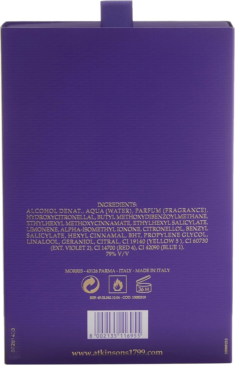 ادکلن زنانه اتکینسونز The Nuptial Bouquet ادو تویلت 100 میلی لیتر