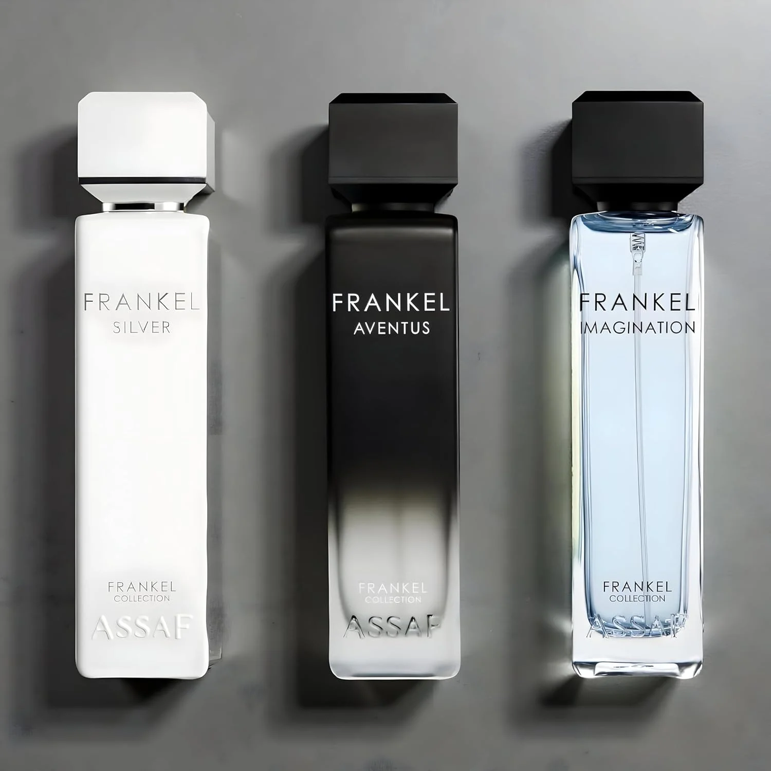 ست عطر آصف FRANK 3 عطر - 600 میلی لیتر | FRANKEL AVENTUS 200 میلی لیتر + IMAGINATION 200 میلی لیتر + FRANKEL SILVER | ست عطر آصف برای مردان و زنان عطورات عساف بکج مجموعة فرانکل ست عطر آصف FRANK 3 عطر - 600 میلی لیتر | FRANKEL AVENTUS 200 میلی لیتر + IMAGINATION 200 میلی لیتر + FRANKEL SILVER | ست عطر آصف برای مردان و زنان عطورات عساف بکج مجموعة فرانکل