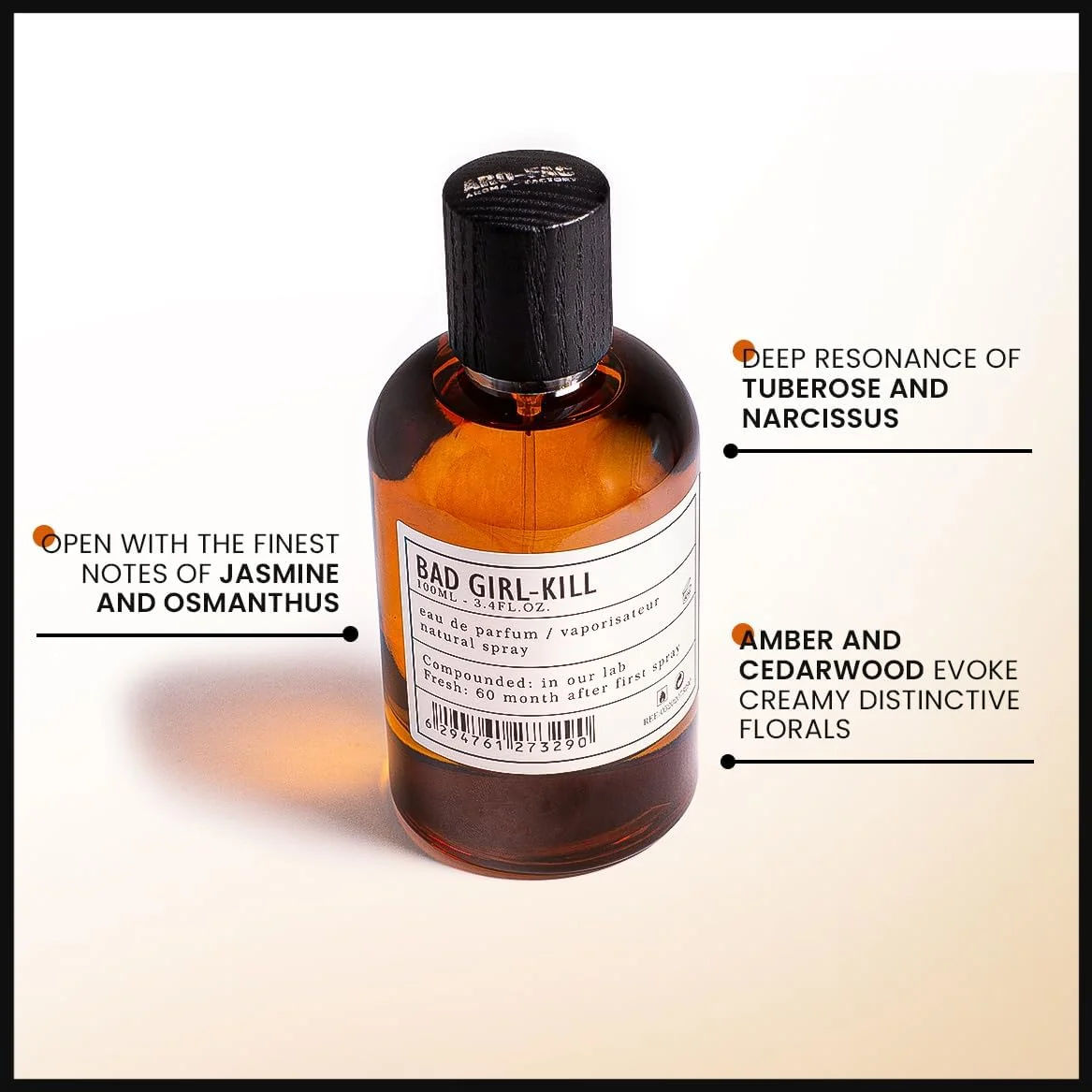 عطر زنانه آرو فک بای ای ام دی پرفیومز مدل Bad Girl Kill - بهترین هدیه برای زنان - عطرهای زنانه منحصر به فرد با ترکیبی از یاس و رز ادو پرفیوم EDP 100ml عطر زنانه آرو فک بای ای ام دی پرفیومز مدل Bad Girl Kill - بهترین هدیه برای زنان - عطرهای زنانه منحصر به فرد با ترکیبی از یاس و رز ادو پرفیوم EDP 100ml