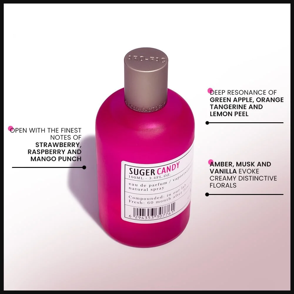 عطر زنانه آرو فک شوگر کندی از عطرهای AMD - هدیه برای زنان - ادو پرفیوم ماندگار زنانه EDP 100ml