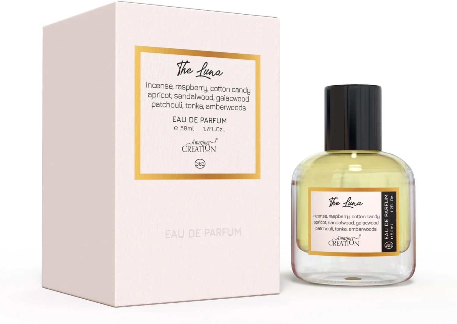 عطر ادو پرفیوم د لونا از آمازینگ کریشن، مناسب برای آقایان و بانوان، 50 میلی لیتر عطر ادو پرفیوم د لونا از آمازینگ کریشن، مناسب برای آقایان و بانوان، 50 میلی لیتر