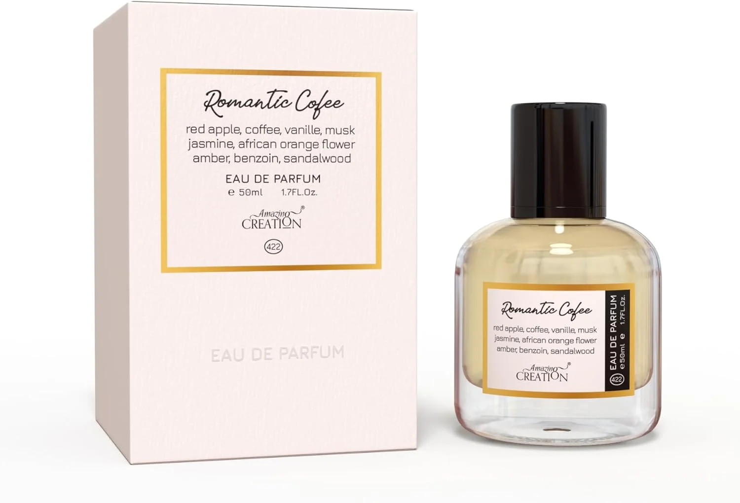 ادکلن رومانتیک کافی Amazing Creation، 50 میلی لیتر، унисекс