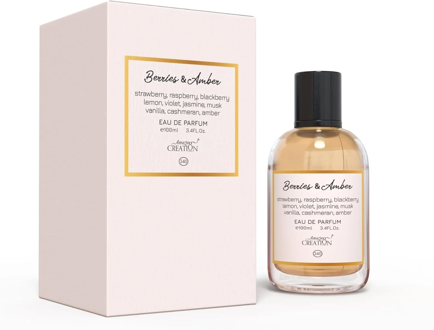 ادکلن زنانه آمیزینگ کریشن مدل Berries & Amber حجم 100 میل ادکلن زنانه آمیزینگ کریشن مدل Berries & Amber حجم 100 میل