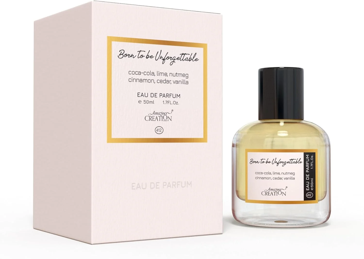 ادکلن یونی‌سکس Amazing Creation Born To Be Unforgettable، ۵۰ میلی‌لیتر