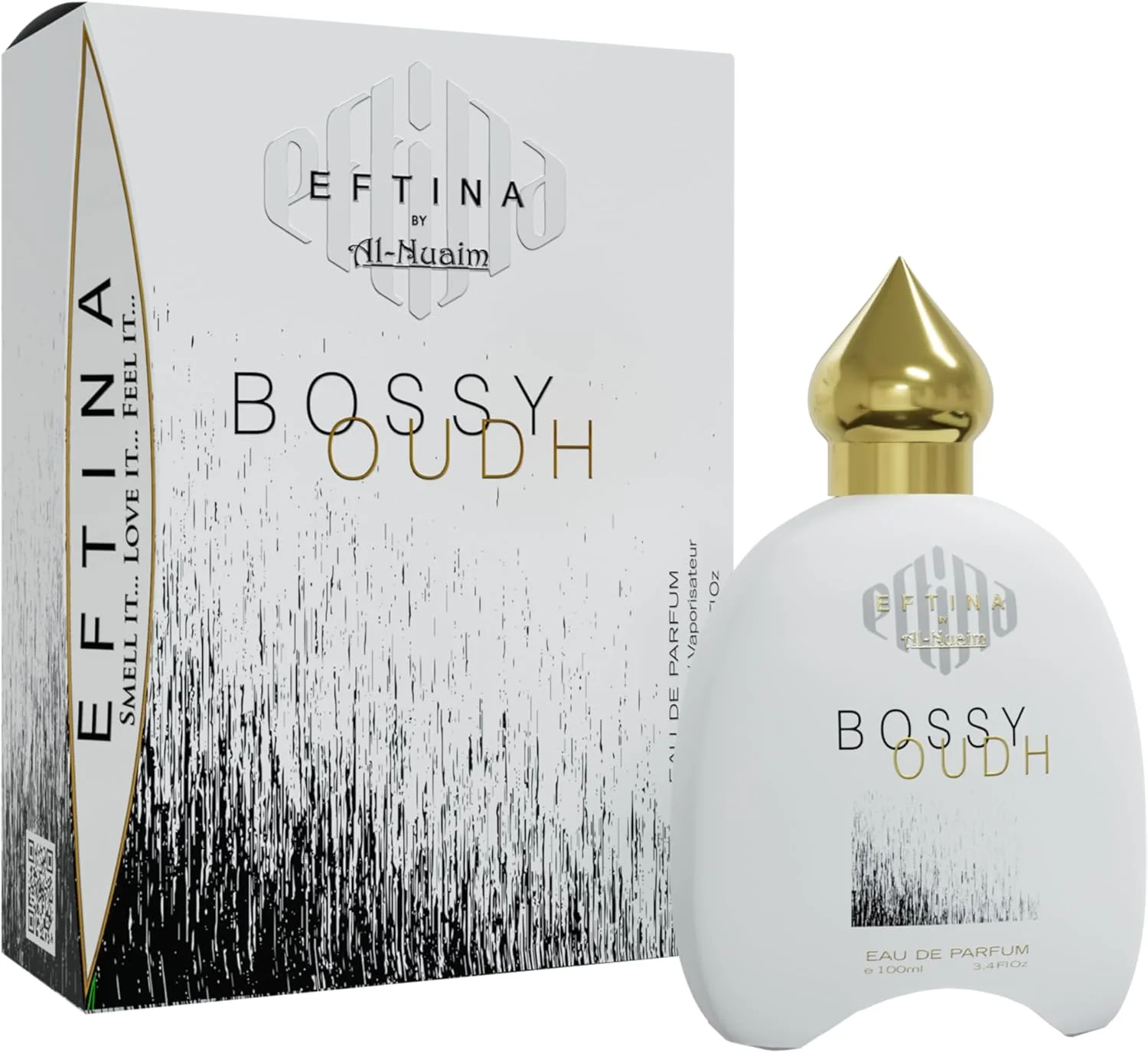 ادو پرفیوم مردانه و زنانه Bossy Oudh از النعیم - 100 میلی لیتر | رایحه لوکس و فریبنده (EFTINA) ادو پرفیوم مردانه و زنانه Bossy Oudh از النعیم - 100 میلی لیتر | رایحه لوکس و فریبنده (EFTINA)