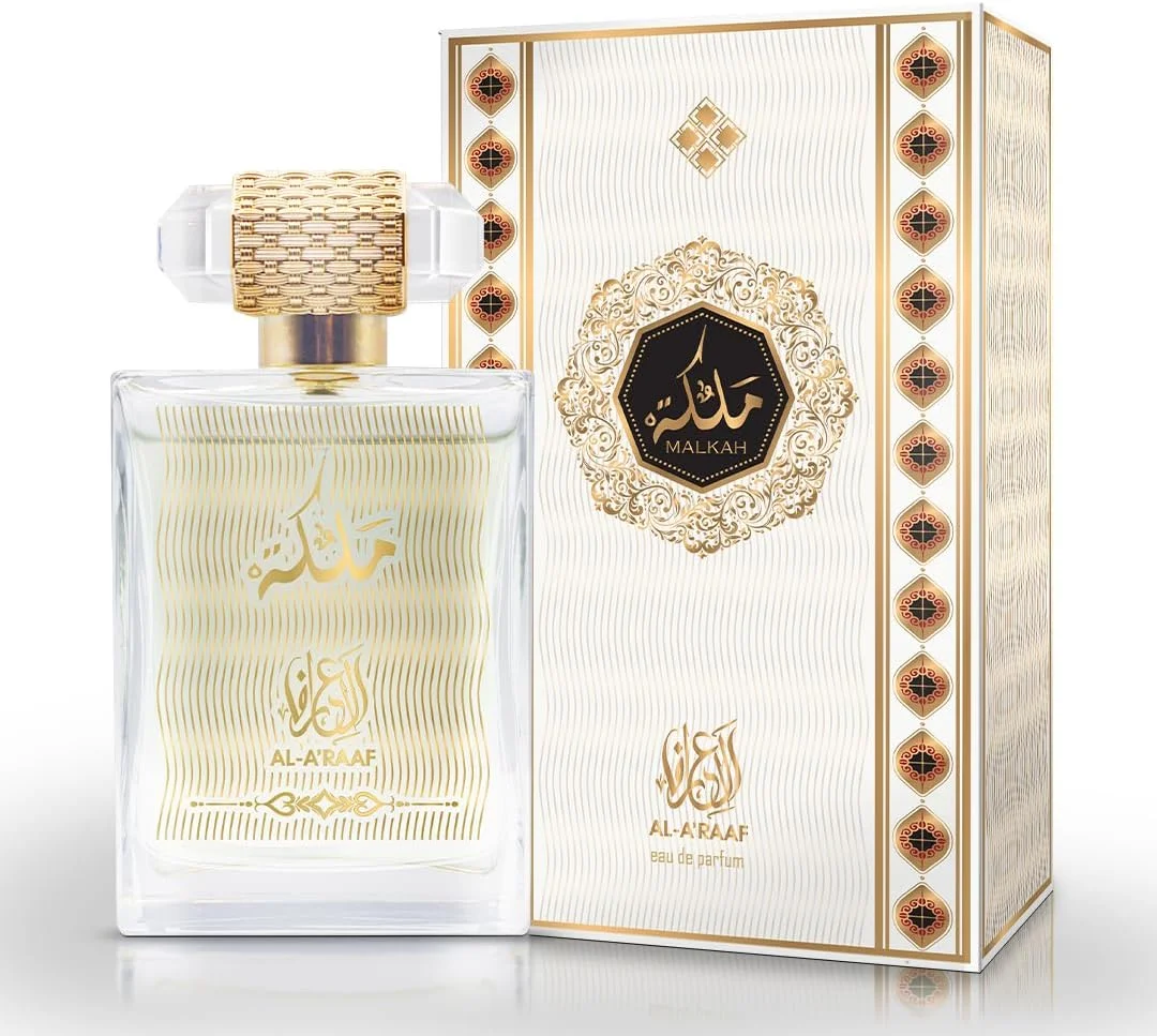 ادکلن زنانه AL A'RAAF MALKAH حجم 100 میلی لیتر - ادو پرفیوم با رایحه گلی شرقی ماندگار