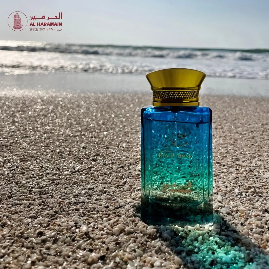 عطر اسپری رویال مشک الحرمین ۱۰۰ میلی لیتر | عطر لوکس و ماندگار унисекс با رایحه ترنج، یاس، گل برف، مشک و موم عسل | عطر عربی ممتاز عطر اسپری رویال مشک الحرمین ۱۰۰ میلی لیتر | عطر لوکس و ماندگار унисекс با رایحه ترنج، یاس، گل برف، مشک و موم عسل | عطر عربی ممتاز