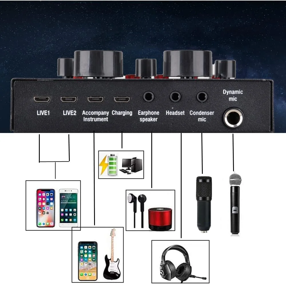 sktome Podcast Equipment Bundle, BM-800 Condenser with Voice Changer, Recording Studio Pack, Podcast Microphone Bundle for Laptop, Live Streaming/Streaming/Recording sktome Podcast Equipment Bundle, BM-800 Condenser with Voice Changer, Recording Studio Pack, Podcast Microphone Bundle for Laptop, Live Streaming/Streaming/Recording