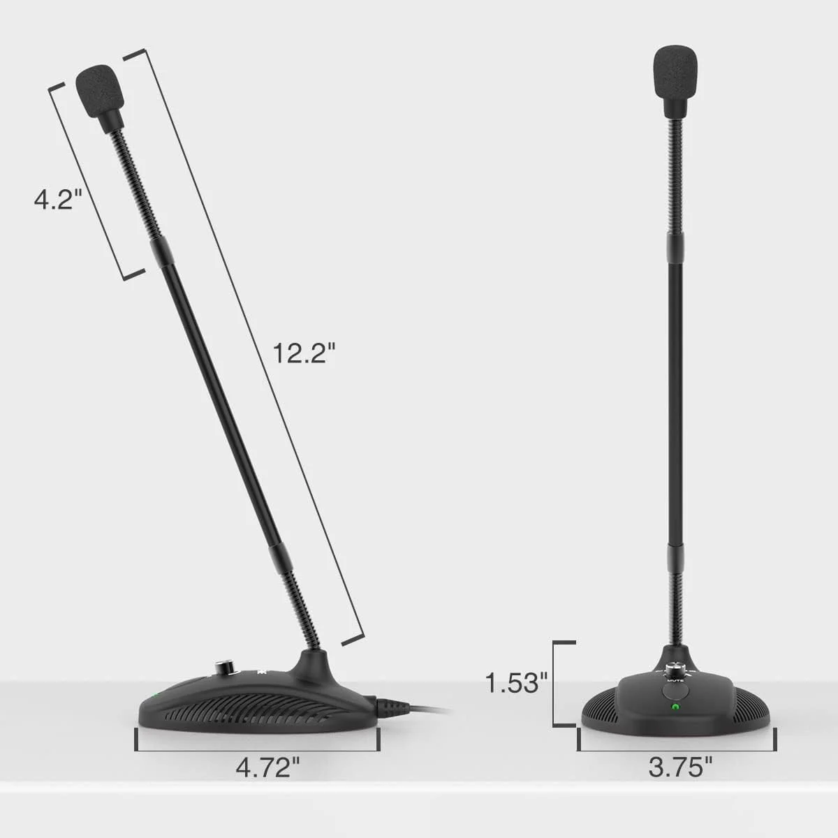 میکروفون کامپیوتر FIFINE، میکروفون رومیزی گردن غازی، دکمه بی صدا با نشانگر LED، میکروفون USB برای ویندوز/مک. ایده آل برای استریم بازی، یوتیوب، پادکست. (K052) میکروفون کامپیوتر FIFINE، میکروفون رومیزی گردن غازی، دکمه بی صدا با نشانگر LED، میکروفون USB برای ویندوز/مک. ایده آل برای استریم بازی، یوتیوب، پادکست. (K052)