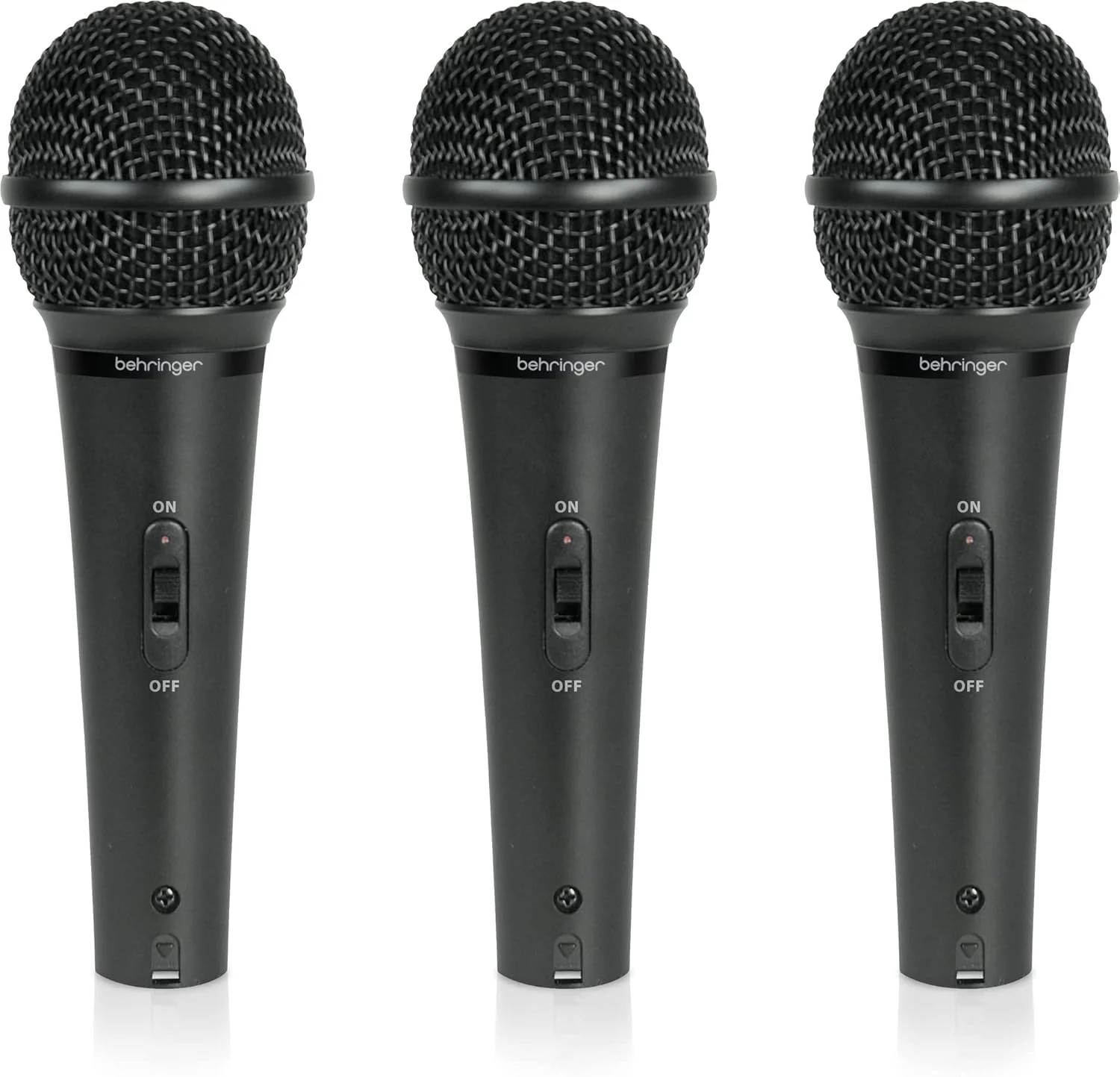 میکروفون داینامیک Behringer Xm1800S Ultravoice (بسته 3 عددی) (رنگ ممکن است کمی از مشکی تا خاکستری تیره متفاوت باشد)