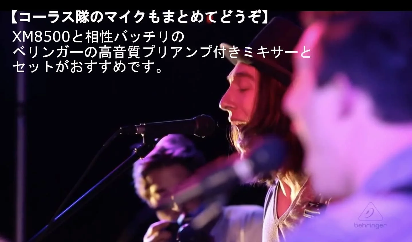 میکروفون داینامیک Behringer Xm1800S Ultravoice (بسته 3 عددی) (رنگ ممکن است کمی از مشکی تا خاکستری تیره متفاوت باشد) میکروفون داینامیک Behringer Xm1800S Ultravoice (بسته 3 عددی) (رنگ ممکن است کمی از مشکی تا خاکستری تیره متفاوت باشد)