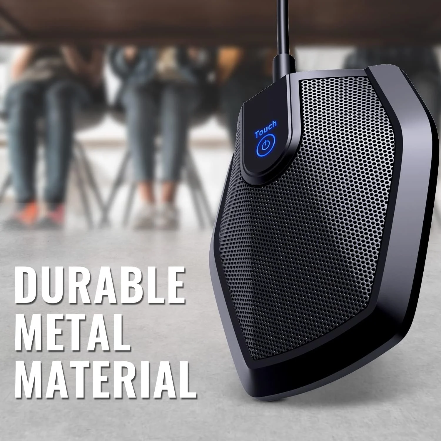 میکروفون USB کنفرانس TONOR، میکروفون کندانسور همه جهته کامپیوتر برای کنفرانس ویدیویی، ضبط صدا، اسکایپ، کلاس آنلاین، گزارشگر دادگاه، سازگار با Plug & Play با کامپیوترهای Mac OS X Windows میکروفون USB کنفرانس TONOR، میکروفون کندانسور همه جهته کامپیوتر برای کنفرانس ویدیویی، ضبط صدا، اسکایپ، کلاس آنلاین، گزارشگر دادگاه، سازگار با Plug & Play با کامپیوترهای Mac OS X Windows