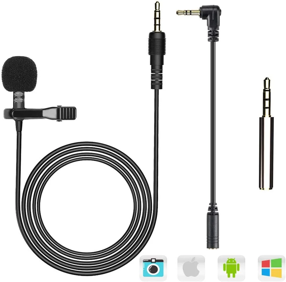 میکروفون گیره ای AGPTEK، میکروفون کندانسور اومنی دایرکشنال یقه ای 3.5 میلی متری برای گوشی های هوشمند اندروید سامسونگ سونی هواوی شیائومی، دستگاه های موبایل، کامپیوتر، لپ تاپ میکروفون گیره ای AGPTEK، میکروفون کندانسور اومنی دایرکشنال یقه ای 3.5 میلی متری برای گوشی های هوشمند اندروید سامسونگ سونی هواوی شیائومی، دستگاه های موبایل، کامپیوتر، لپ تاپ