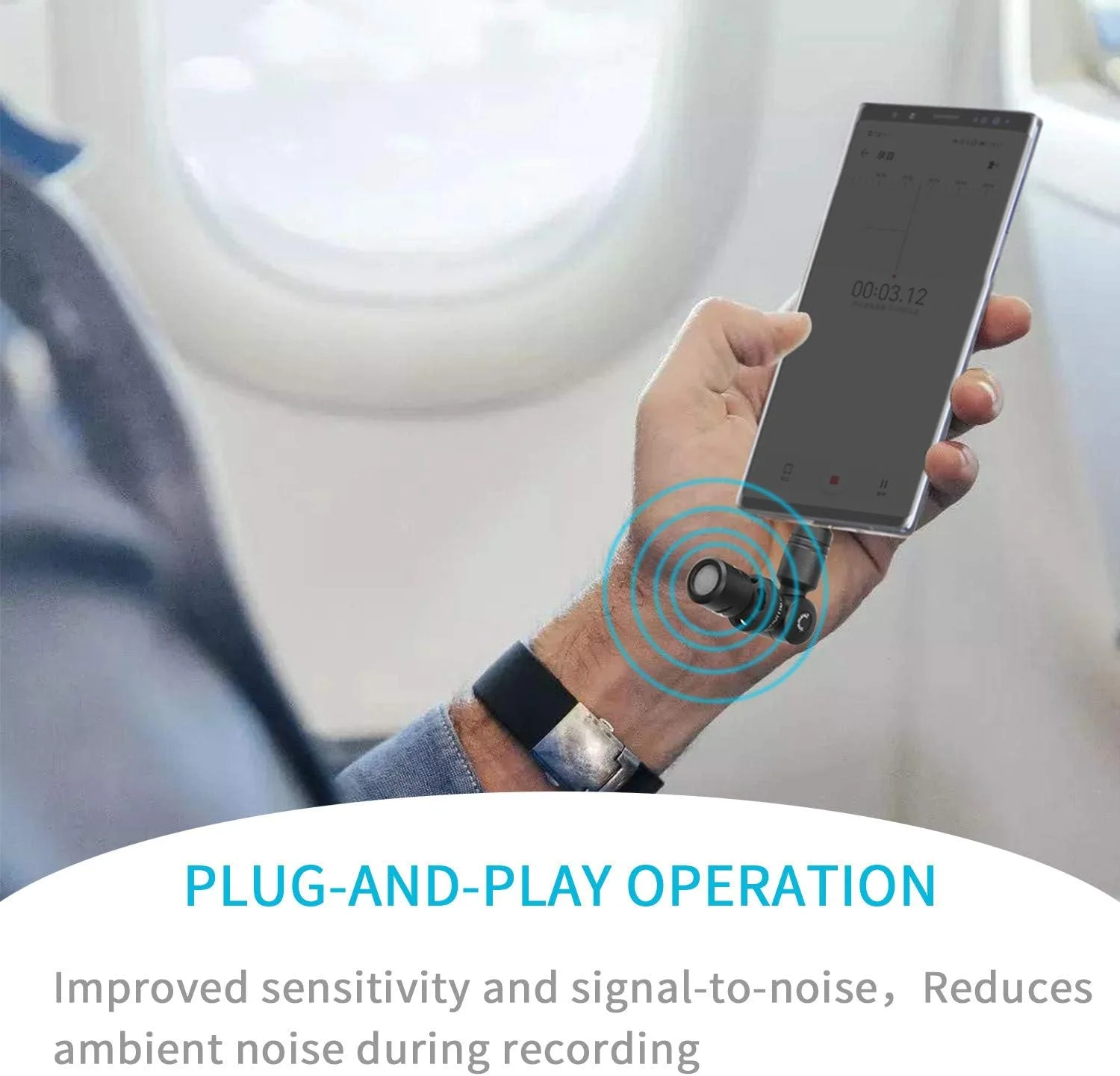میکروفون USB-C کندانسور همه جهته فوق فشرده سارامونیک برای تلفن های هوشمند، تبلت ها و کامپیوترها (Smartmic Uc Mini) میکروفون USB-C کندانسور همه جهته فوق فشرده سارامونیک برای تلفن های هوشمند، تبلت ها و کامپیوترها (Smartmic Uc Mini)