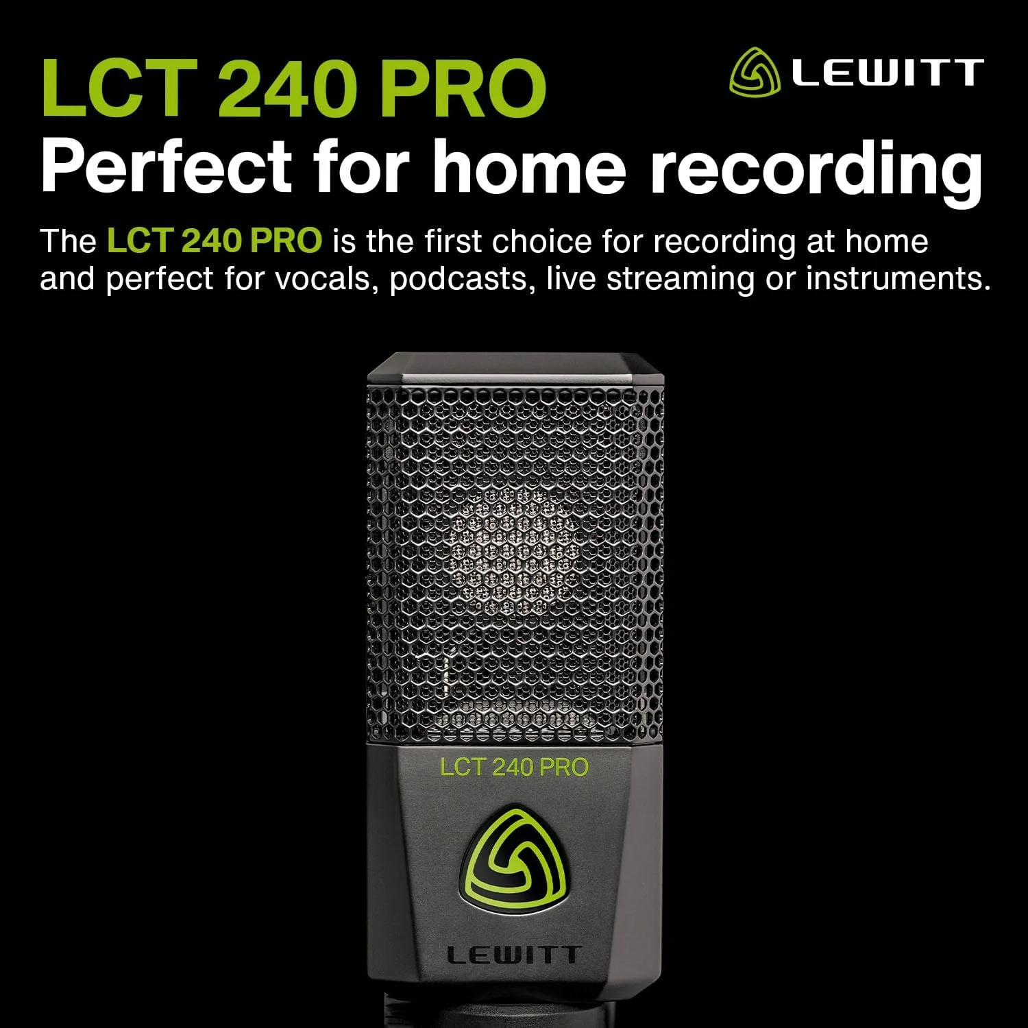 میکروفون کاندنسر لویت Lct 240 Pro، مشکی میکروفون کاندنسر لویت Lct 240 Pro، مشکی