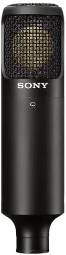 Sony C80, Condenser Microphone for Home Studio Recording, Large Capsule captures Superior Sound Presence, Dual diaphragms Reduce The Proximity Effect