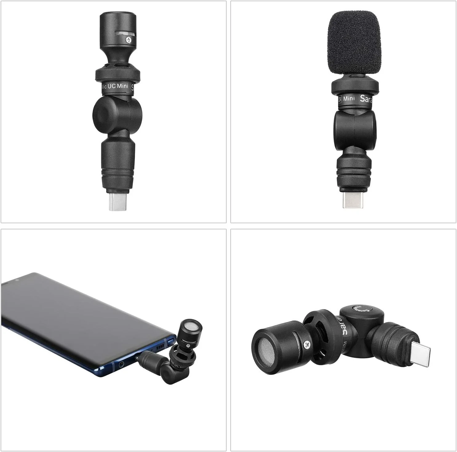 میکروفون USB-C کندانسور همه جهته فوق فشرده سارامونیک برای تلفن های هوشمند، تبلت ها و کامپیوترها (Smartmic Uc Mini) میکروفون USB-C کندانسور همه جهته فوق فشرده سارامونیک برای تلفن های هوشمند، تبلت ها و کامپیوترها (Smartmic Uc Mini)