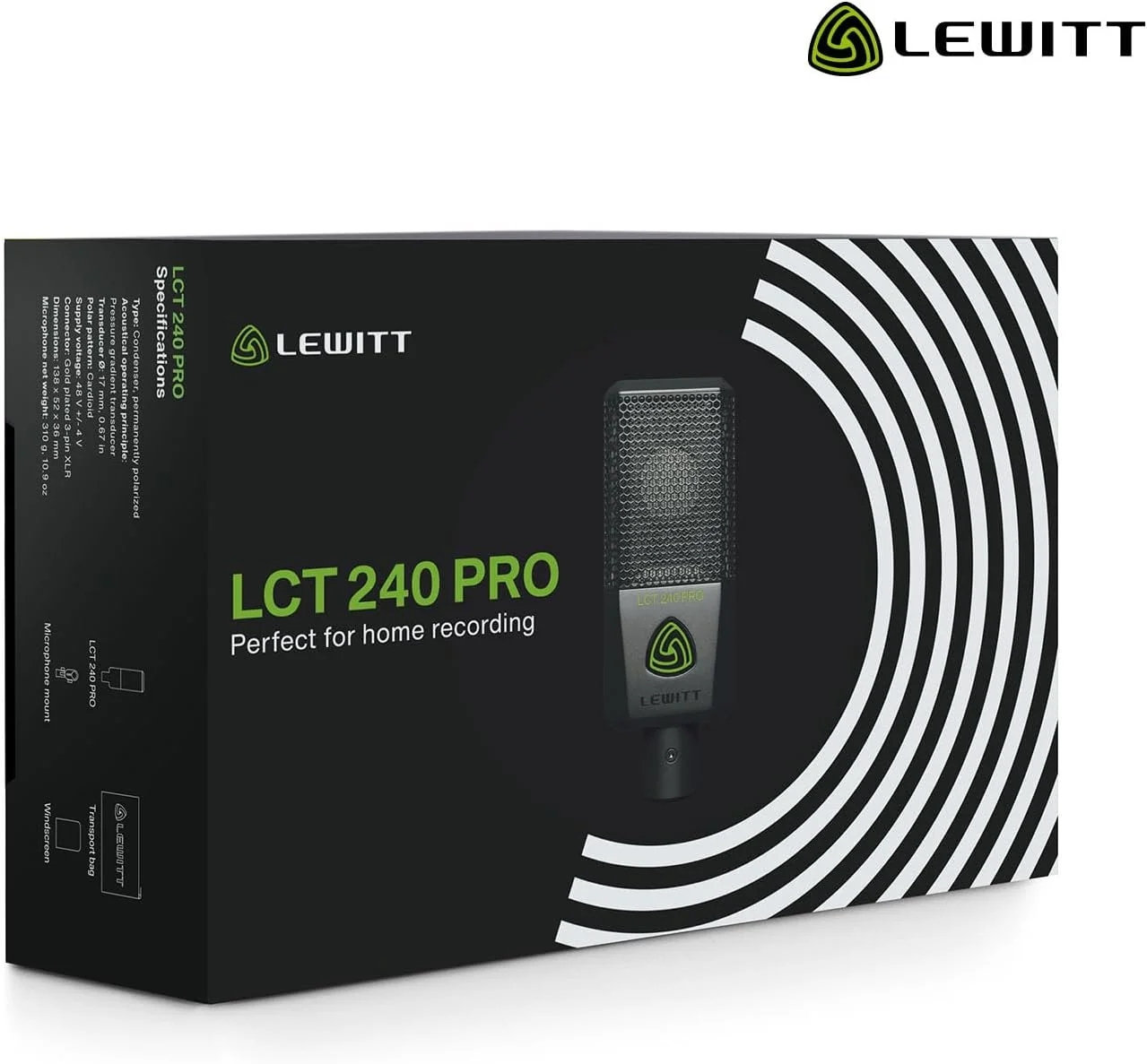 میکروفون کاندنسر لویت Lct 240 Pro، مشکی میکروفون کاندنسر لویت Lct 240 Pro، مشکی