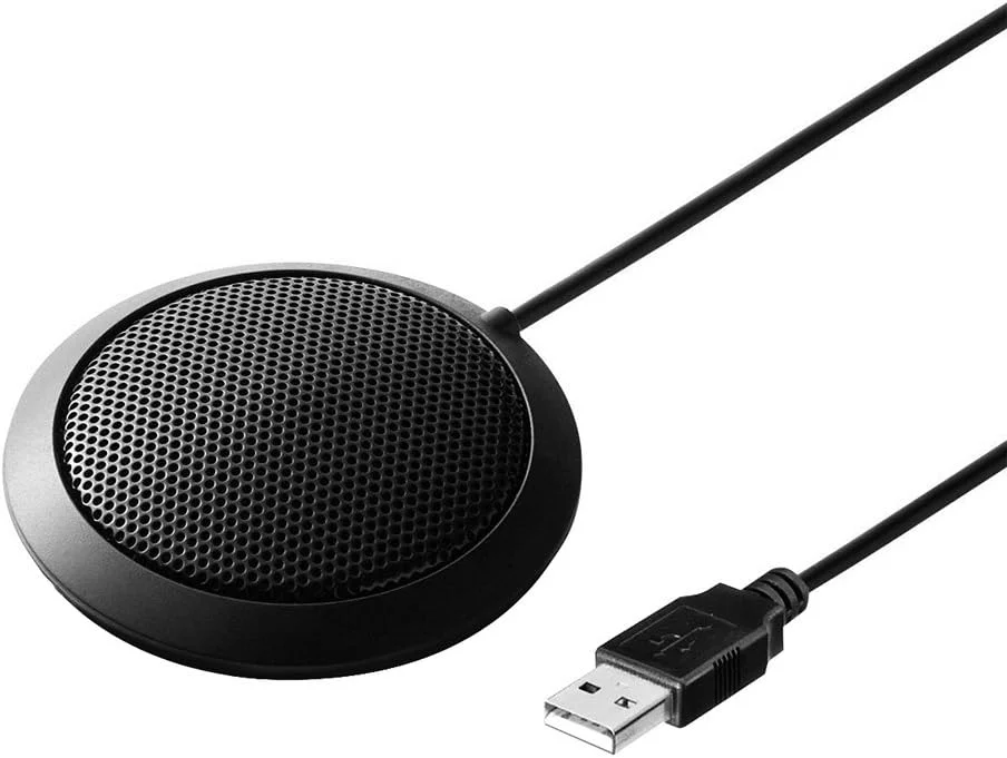 میکروفون استریو Beauenty، میکروفون کندانسور همه جهته با اتصال USB برای جلسات، کنفرانس های تجاری، کامپیوتر رومیزی
