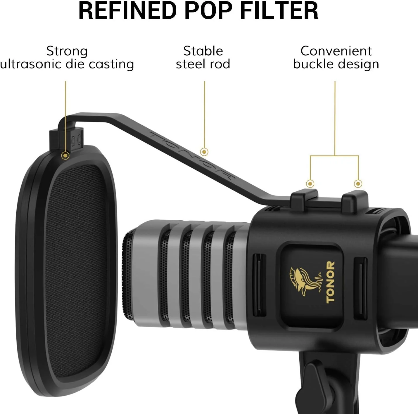 میکروفون USB TONOR، میکروفون کاندنسر کاردیوئید کامپیوتر PC با پایه سه پایه، پاپ فیلتر، شاک مونت برای بازی، استریمینگ، پادکست، یوتیوب، توییچ، دیسکورد، سازگار با لپ تاپ و کامپیوتر رومیزی، TC30 میکروفون USB TONOR، میکروفون کاندنسر کاردیوئید کامپیوتر PC با پایه سه پایه، پاپ فیلتر، شاک مونت برای بازی، استریمینگ، پادکست، یوتیوب، توییچ، دیسکورد، سازگار با لپ تاپ و کامپیوتر رومیزی، TC30