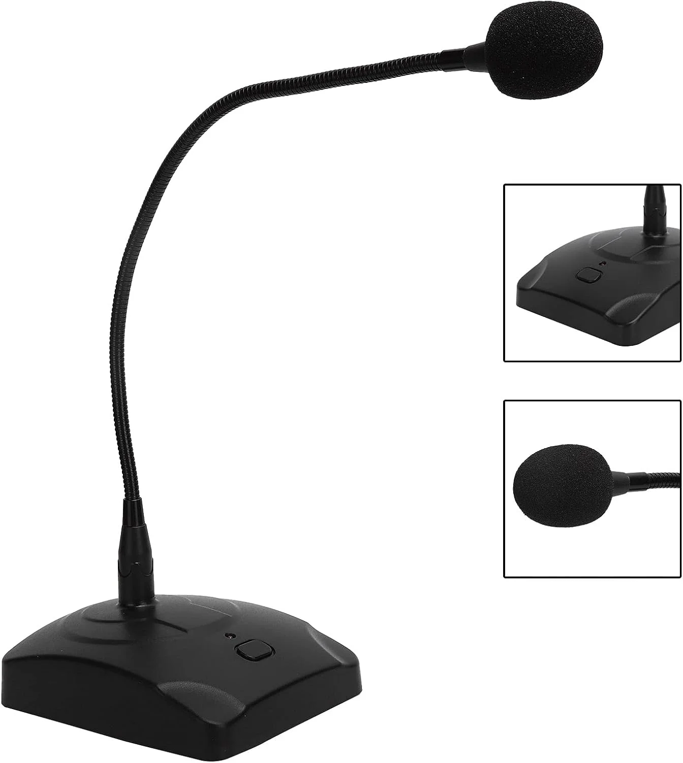 میکروفون کندانسور گردن غازی رومیزی Bewinner، میکروفون کنفرانس سیمی با کابل XLR 5 متری، میکروفون کندانسور صدا برای کنفرانس های ویدئویی، پخش زنده و سخنرانی ها میکروفون کندانسور گردن غازی رومیزی Bewinner، میکروفون کنفرانس سیمی با کابل XLR 5 متری، میکروفون کندانسور صدا برای کنفرانس های ویدئویی، پخش زنده و سخنرانی ها