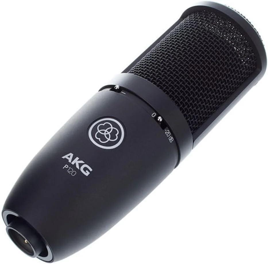 میکروفون ضبط چند منظوره با کارایی بالا AKG P120، کیفیت استودیویی، دیافراگم بزرگ، بسیار متنوع، طراحی مستحکم و قوی، مشکی میکروفون ضبط چند منظوره با کارایی بالا AKG P120، کیفیت استودیویی، دیافراگم بزرگ، بسیار متنوع، طراحی مستحکم و قوی، مشکی