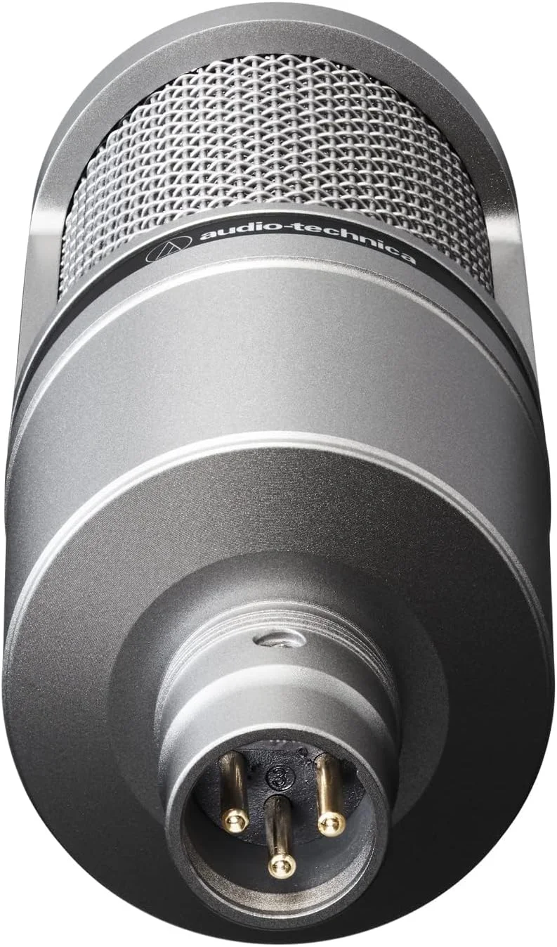 میکروفون کاندنسر کاردیوئید نقره ای Audio-Technica 2020GM