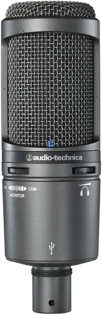 میکروفون USB کاندنسر کاردیوید Audio-Technica AT2020USB+، هدفون داخلی با خروجی بالا، کنترل میکس، مبدل A/D با 16 بیت، مشکی | AT2020USB+ میکروفون USB کاندنسر کاردیوید Audio-Technica AT2020USB+، هدفون داخلی با خروجی بالا، کنترل میکس، مبدل A/D با 16 بیت، مشکی | AT2020USB+