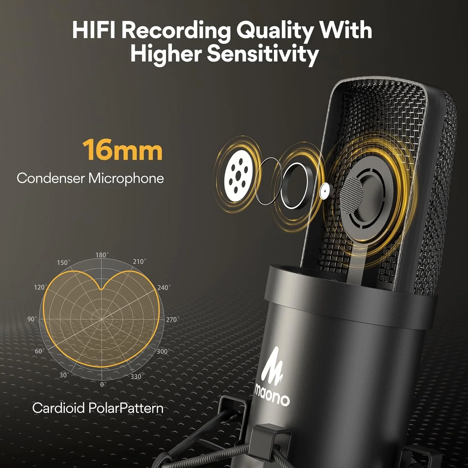 کیت میکروفون USB مائونو 192KHZ/24BIT مدل AU-A04، میکروفون کاندنسر کاردیوئید USB با قابلیت اتصال آسان، همراه با چیپست صدای حرفه ای برای کارائوکه، یوتیوب، و ضبط بازی کیت میکروفون USB مائونو 192KHZ/24BIT مدل AU-A04، میکروفون کاندنسر کاردیوئید USB با قابلیت اتصال آسان، همراه با چیپست صدای حرفه ای برای کارائوکه، یوتیوب، و ضبط بازی