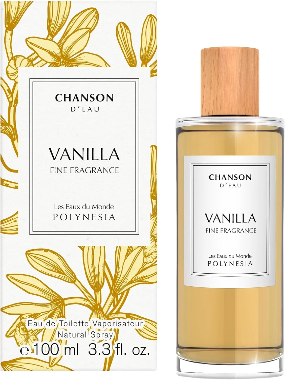 CHANSON D'EAU | Les Eaux du Monde | عطر گرم و دلنشین گورمند | ادو تویلت زنانه | وانیل، 100 میلی لیتر