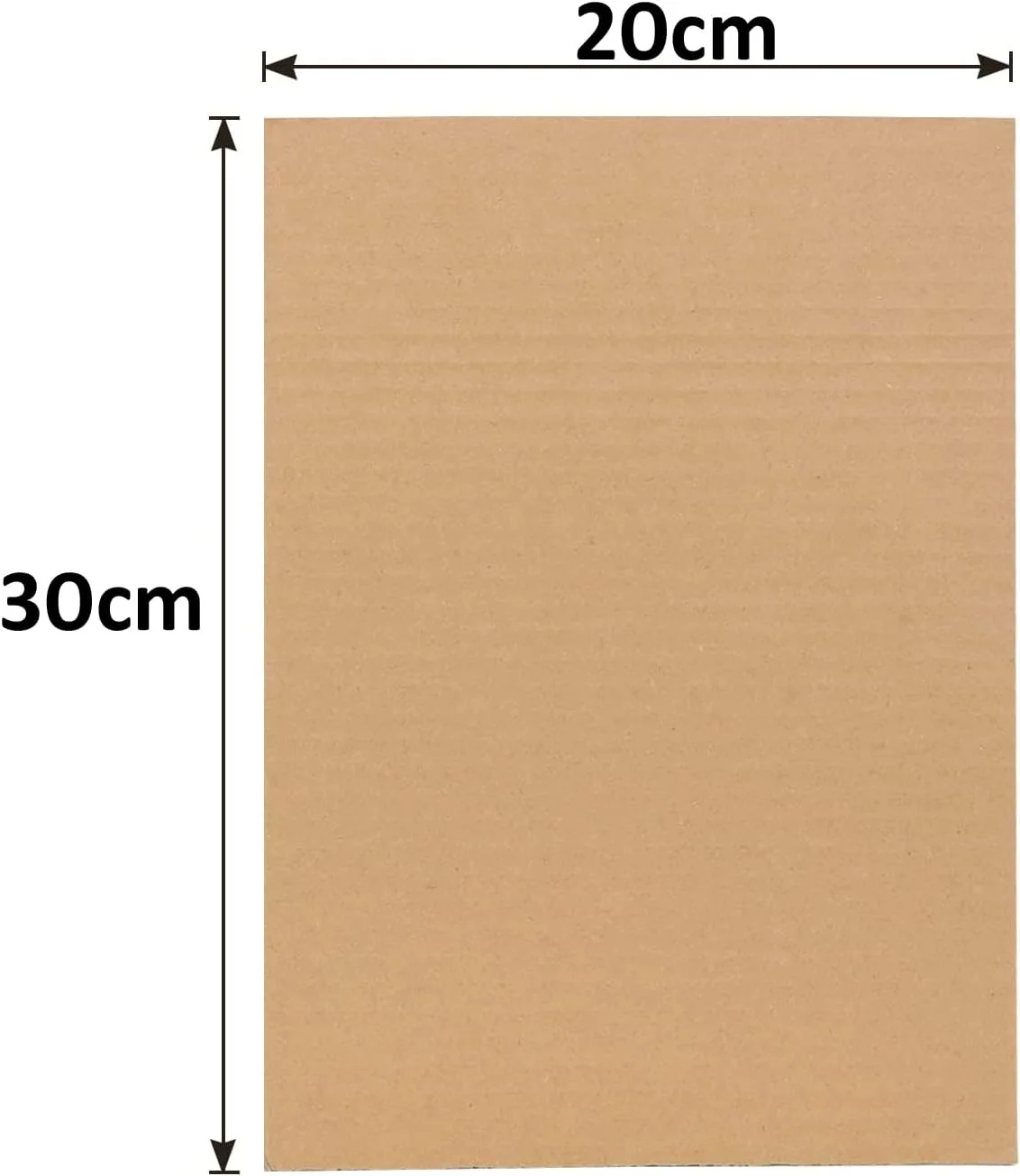 بسته 24 عددی ورق مقوایی Premify، ورق های راه راه 30 در 20 سانتی متری برای بسته بندی پستی ساخته شده از کاغذ کرافت، درج بسته بندی تخت برای حمل و نقل، پست، هنر و صنایع دستی و غیره