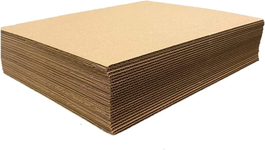 بسته 24 عددی ورق مقوایی Premify، ورق های راه راه 30 در 20 سانتی متری برای بسته بندی پستی ساخته شده از کاغذ کرافت، درج بسته بندی تخت برای حمل و نقل، پست، هنر و صنایع دستی و غیره