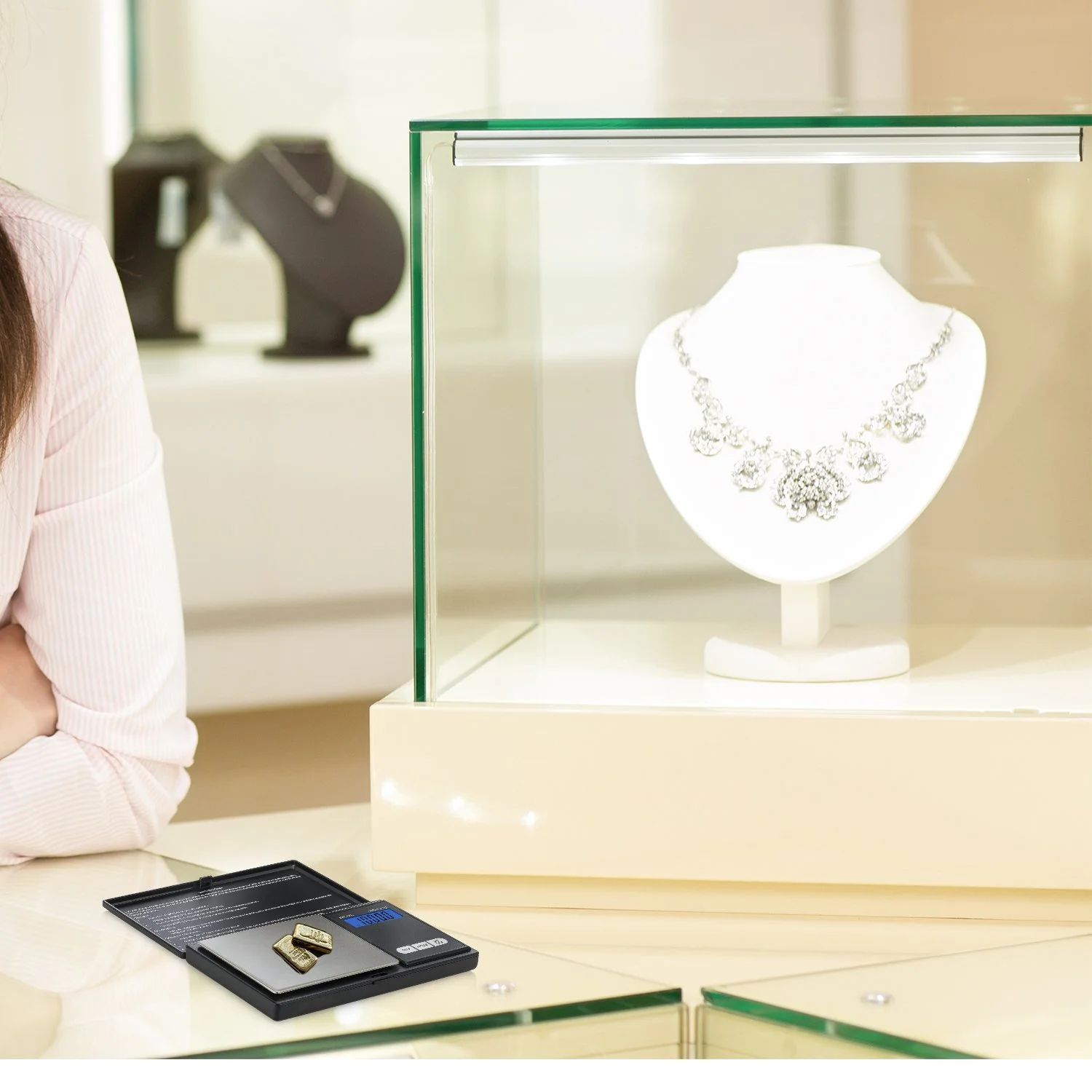 ترازوی جیبی دیجیتال کوچک ای وینر Smart Weigh، دقت 0.1 گرم، ظرفیت 1000 گرم، ترازوی دیجیتال گرم، ترازوی جواهرات، ترازوی مواد غذایی، ترازوی دارو، ترازوی آشپزخانه، چند منظوره، دارای باتری (1000 گرم/0.1 گرم)