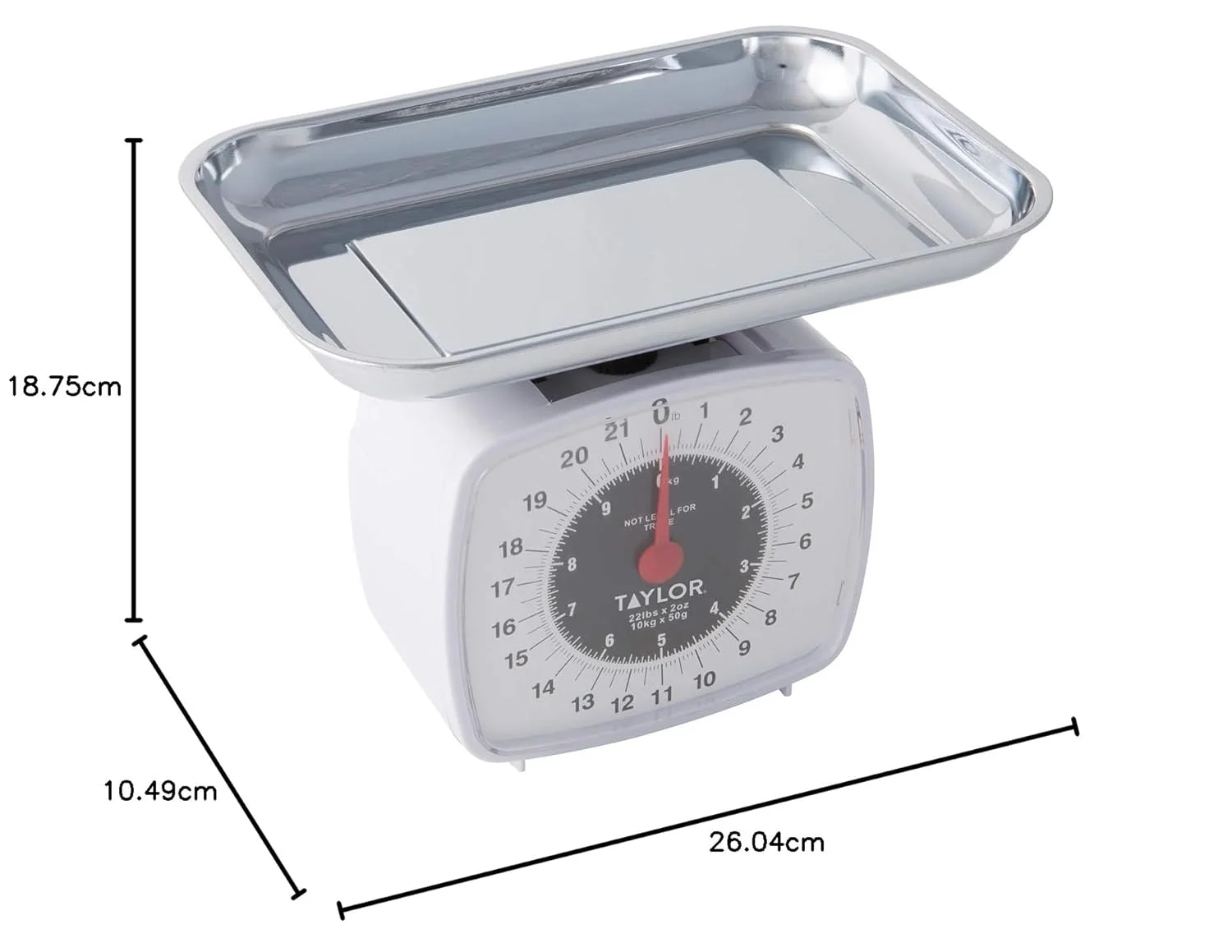 Taylor Precision Products Kitchen Scale (22-Pound/10-Kilogram) Taylor Precision Products Kitchen Scale (22-Pound/10-Kilogram)