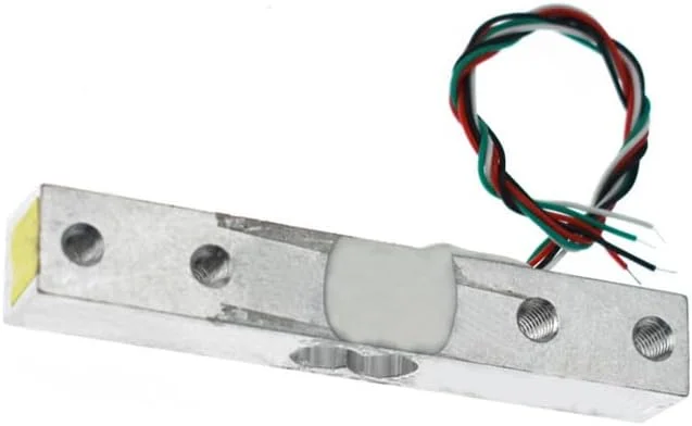 دو عدد سنسور وزن لودسل 1، 5، 10 و 20 کیلوگرمی مناسب برای ترازوی آشپزخانه الکترونیکی + ماژول توزین HX711 AD (20 کیلوگرم)